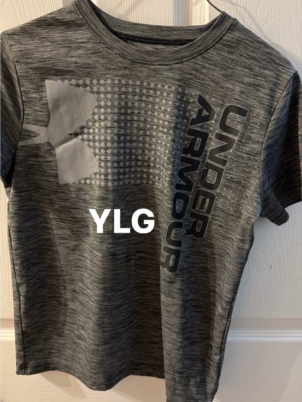 Under Armour Gray Heather Graphic Logo Short Sleeve Tee